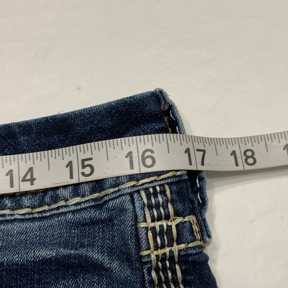 Rock Revival Boris Skinny Embroidered Distressed Skinny Jeans Women’s 30 - Picture 9 of 12